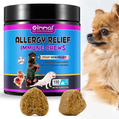 Allergy Relief Chews Anti-Itch Skin &amp; Coat Supplement