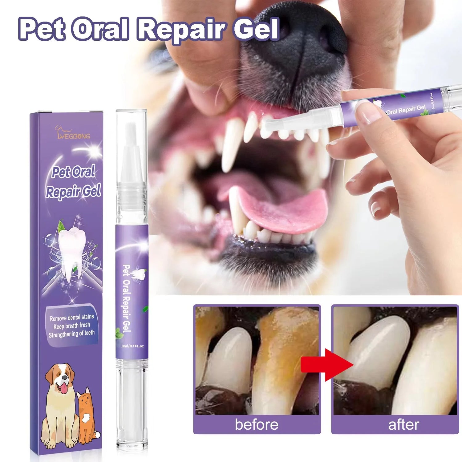 Pet Teeth Whitening Pen