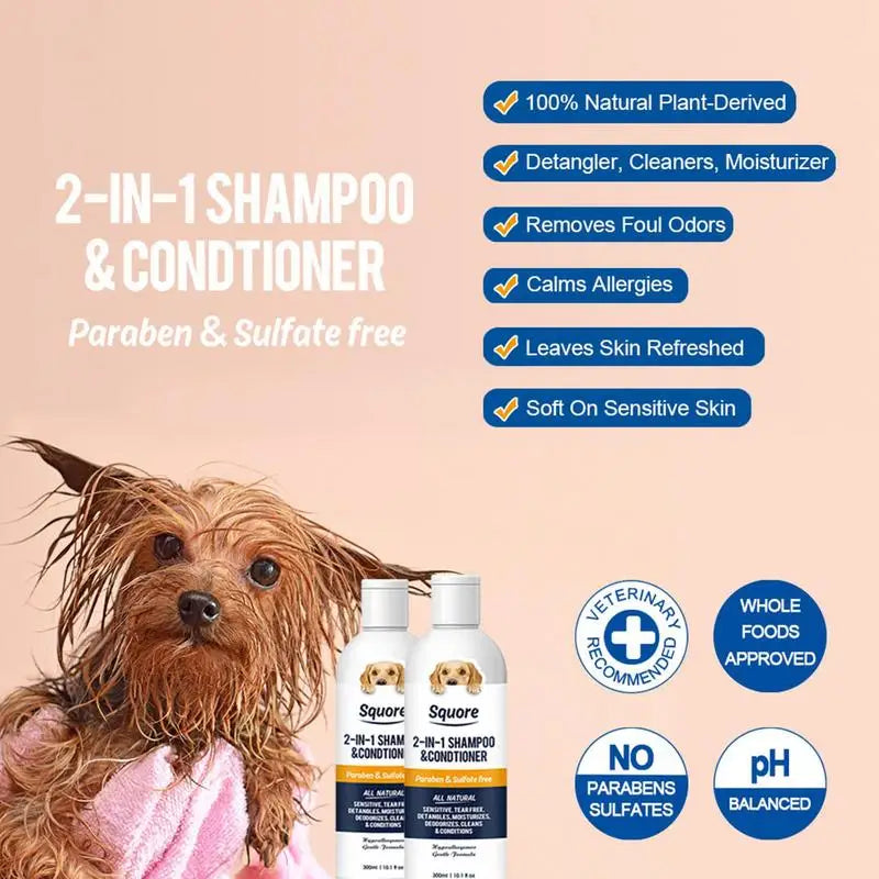 2 In 1 Dog Shampoo And Conditioner For Pet